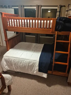 Two sets of Double and Twin Combo Bunk Beds For Sale!