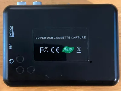 Reshow Super USB Cassette Capture portable TAPE PLAYER, TESTED