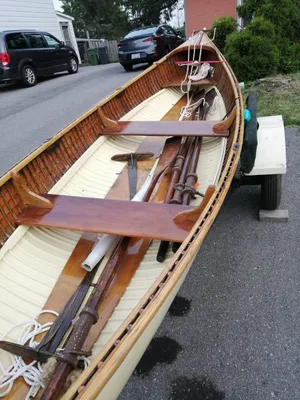 Antique 2 person skiff