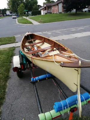 Antique 2 person skiff