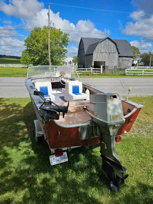 16ft Starcraft Jupiter V O.B. with 1970 60hp evinrude.