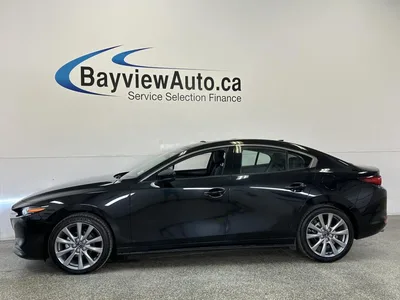 2025 Mazda 3 GT/AUTO/LEATHER/ROOF/NAVI/BLACK ON BLACK!