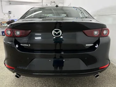2025 Mazda 3 GT/AUTO/LEATHER/ROOF/NAVI/BLACK ON BLACK!