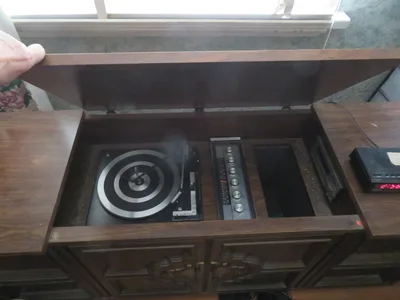 Vintage Stereo Console Cabinet