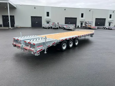 2026 N&N 20+5' Rhino Jr. Galvanized Deckover Equipment Trailer