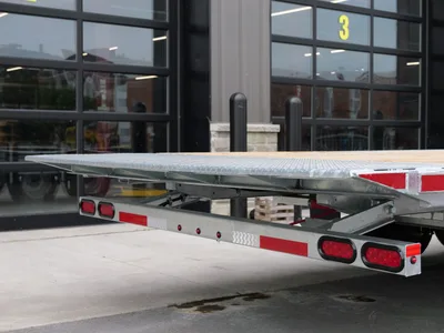 2026 N&N 8x24 Tandem Axle Galvanized Tilt Deck Flatbed Trailer