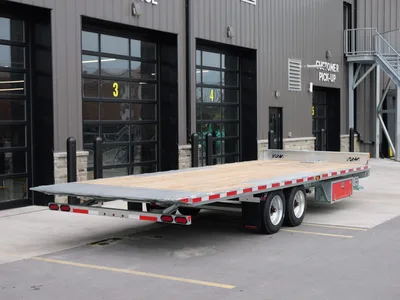 2026 N&N 8x24 Tandem Axle Galvanized Tilt Deck Flatbed Trailer