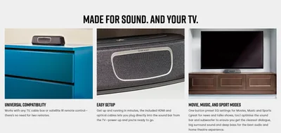 MagniFi Mini Ultra-compact Sound Bar with wireless Subwoofer