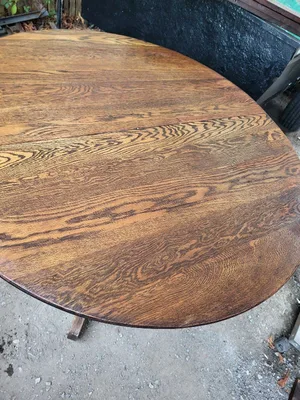 Antique Round Dining Table