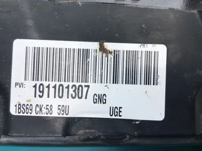 2019 Chev Cruze front rebar