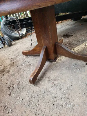 Antique Round Dining Table