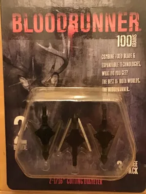 NAP Bloodrunner 3 pack archery 100 grain  heads