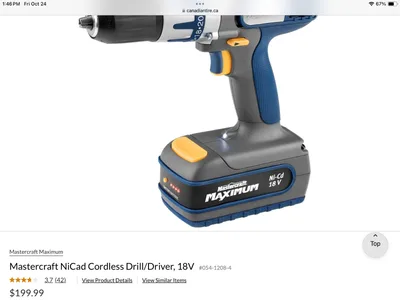 Maximum 1/2 18v cordless drill and batteries