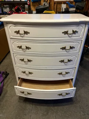 White Wooden Dresser