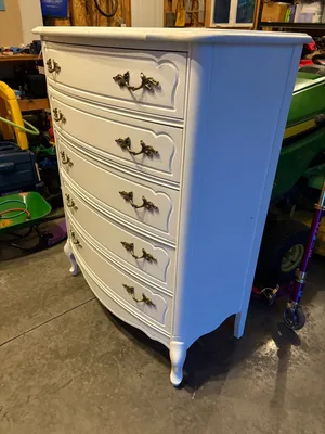 White Wooden Dresser