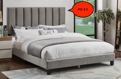 KINGSTON BED - QUEEN / DOUBLE SIZE LEATHER BED FOR $229 ONLY