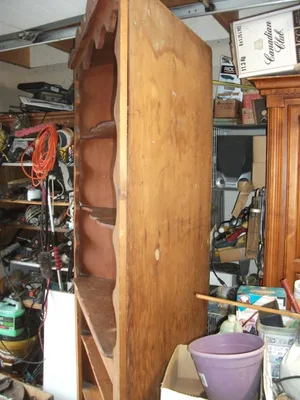 Vintage Pine Corner Cupboard