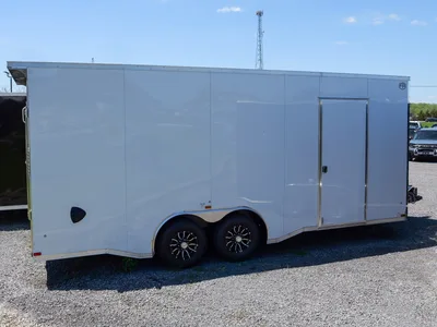 2026 HAULIN 8.5x20 Tandem Axle Enclosed Car Hauler Trailer Steel