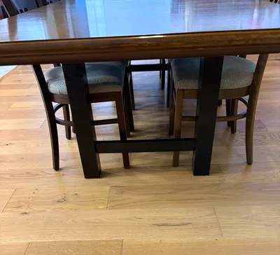 BRAND NEW Dining Table + 10 Beautifully Refinished Chairs