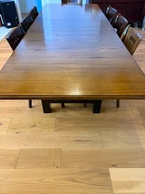BRAND NEW Dining Table + 10 Beautifully Refinished Chairs