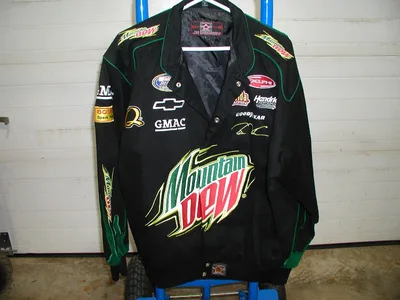 Nascar Brian Vickers (#57) Mountain Dew Jacket