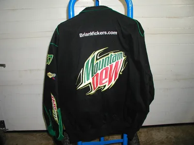 Nascar Brian Vickers (#57) Mountain Dew Jacket