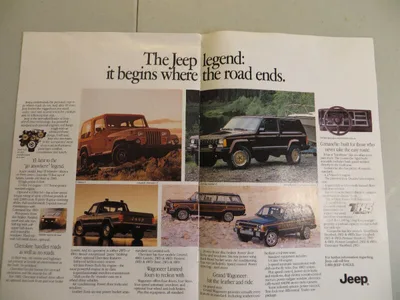 1989 JEEP / EAGLE SHOWROOM BROCHURE