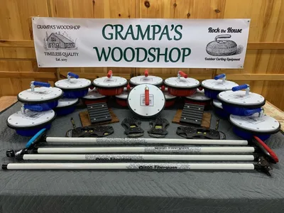 Outdoor Curling Stones/Accessories - A Great Christmas Gift