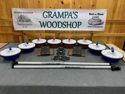 Outdoor Curling Stones/Accessories - A Great Christmas Gift
