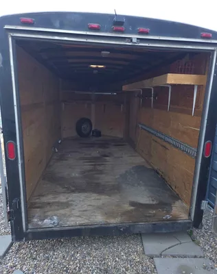 7x14 enclosed trailer - barn doors
