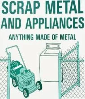 FREE SCRAP METAL AND APPLIANCES PICKUP