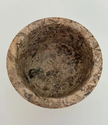 FOSSIL STONE MOTAR AND PESTEL