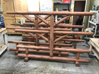 Six Unit CEDAR Paddle Sport Support Rack for Canoes, kayaks, ...