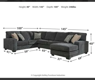 Tracling Sectional with Chaise- Ashley Furniture