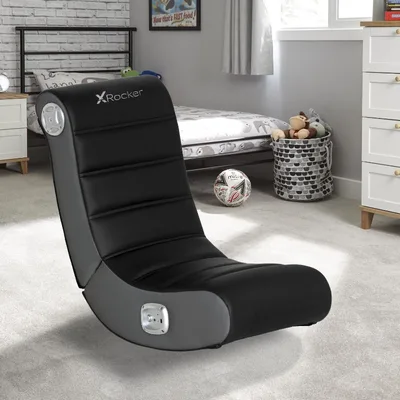 X Rocker Play 2.0 Wired Floor Rocker Gaming Chair - Black