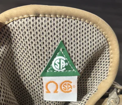 Tan STC Military Safety Boots