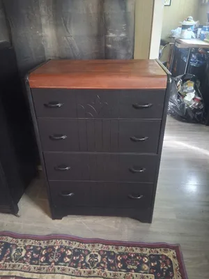 Vintage Art Deco Waterfall Dresser