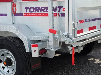 2026 N&N 7x16 Gooseneck HD Galvanized Dump Trailer