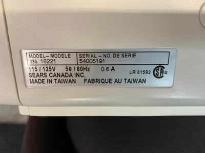 Kenmore Sewing Machine