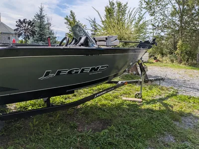 2014 Legend 16 Xterminator boat with a 2014 Mercury 40 ELPT