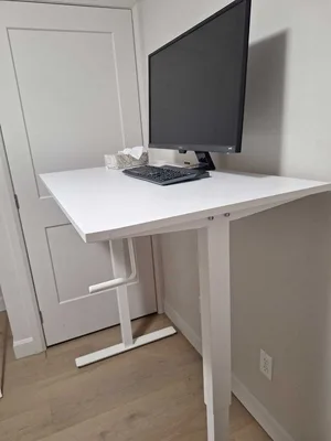 IKEA TROTTEN sit stand desk