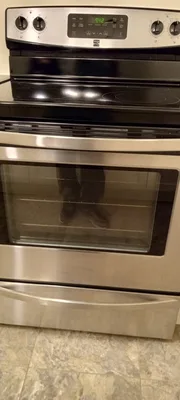 Kenmore Black Electric Range
