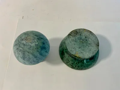 Green Marble Mortar and Pestle