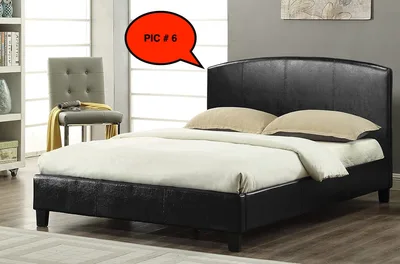 KINGSTON BED - GREY TUFFTED LINEN STYLE FABRIC BED FOR $279