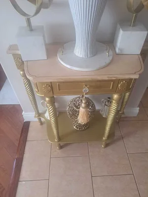 console/hallway table... from bombay.painted gold
