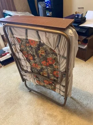 FOLDING ROLL-A-WAY COT