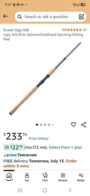 Shakespeare Ugly Stik Elite Rod with Penn Battle II Reel