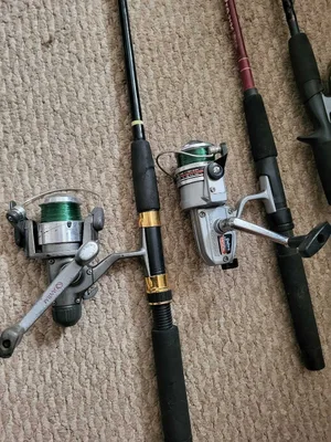 4 Fishing Rods and reels