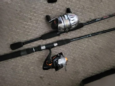 4 Fishing Rods and reels