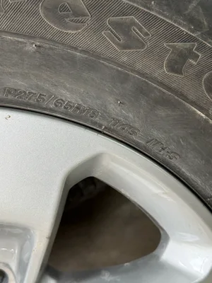 275/65R18 winter tires on OE Ram wheels